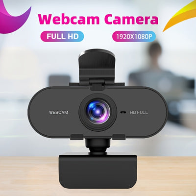 🎥 Webcam Full HD 1080p – Autofocus & Micro Intégré | Plug & Play USB